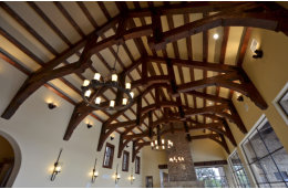 Timber truss photo - Austin, TX