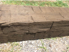 hand chopped aged timber