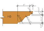 Wood Corbel Detail Profile H