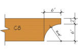 Wood Corbel Detail Profile C